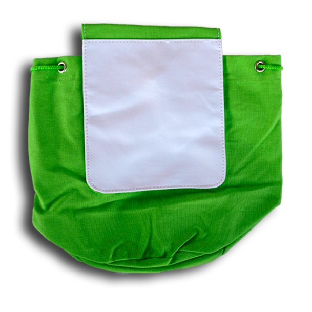 Backpack with a Flap Closed with Velcro for Printing